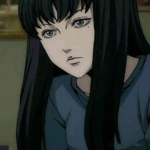 川上富江头像彩色超酷