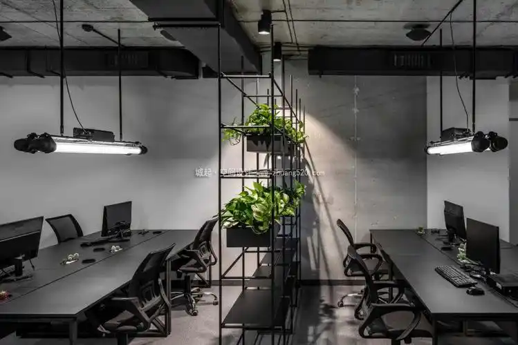 40平米办公室设计装饰效果图片-城起装修效果图