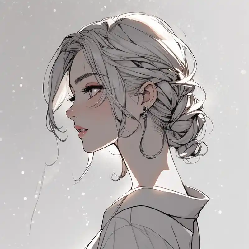 美女头像侧脸,美到窒息93