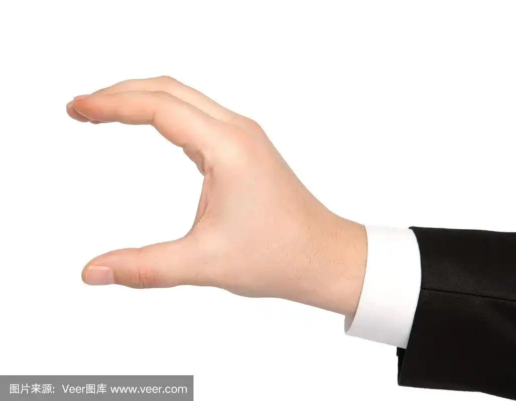 一个商人拿着东西的手