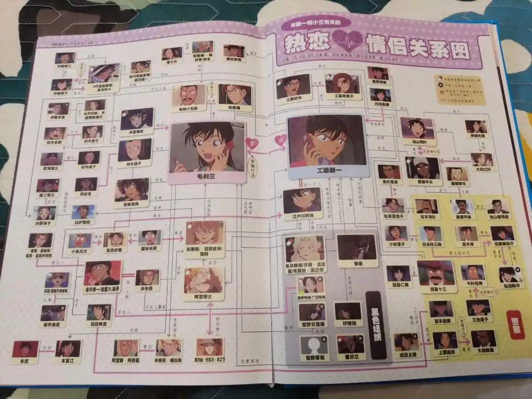 名侦探柯南 人物关系图整理