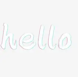 hello艺术字