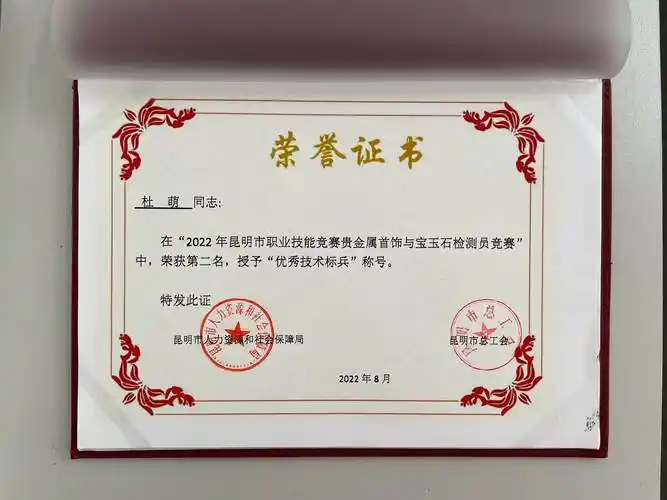 杜萌:珠宝鉴定师_瑞丽_翡翠_专业