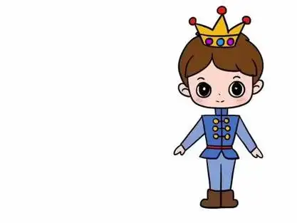 一起来画帅气的王子吧,童话故事里面的白马王子,1分钟简笔画 #王子简