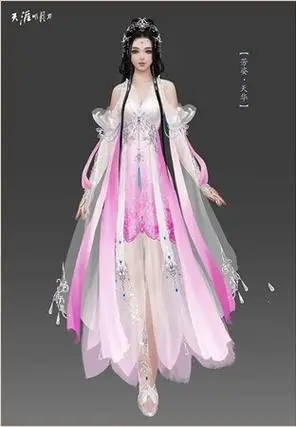 天涯明月刀女性时装芳姿天华_女性时装芳姿天华外观预览