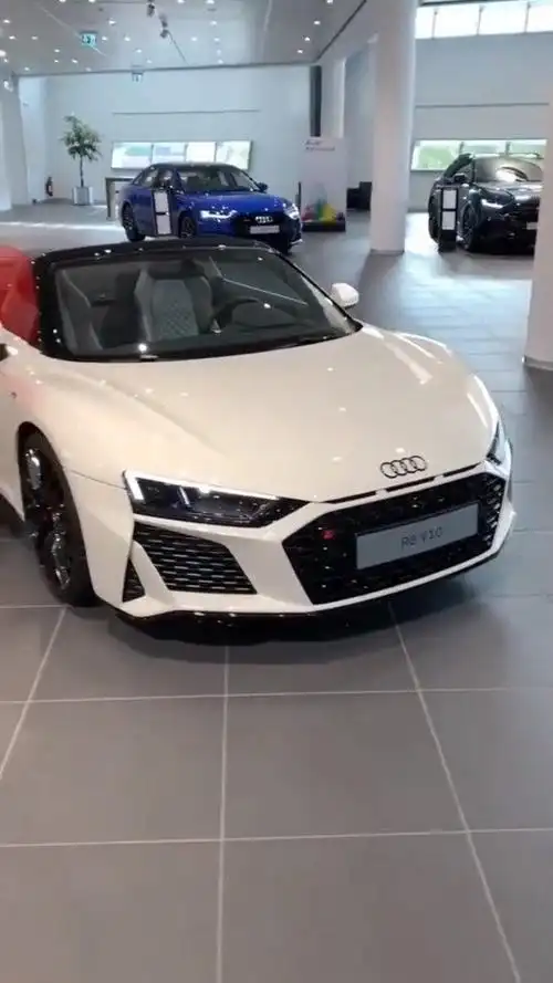 敞篷版奥迪r8,这也太好看了!