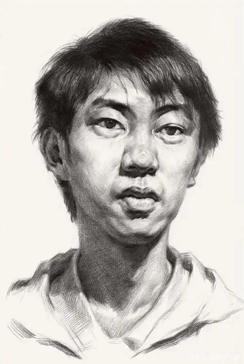 素描人像基础知识:人像写生素描的方法与步骤