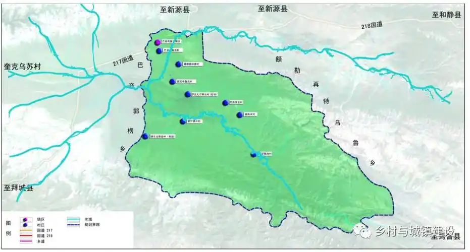 2015年度全国规划评优新疆和静县巴音布鲁克镇总体规划