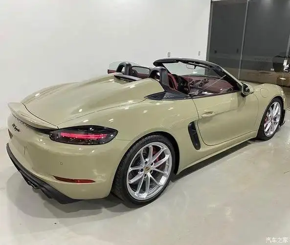 全新保时捷718 spyder,敞篷车十分个性,堪称颜值巅峰!