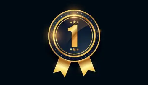 第一名金牌奖章矢量素材(eps)