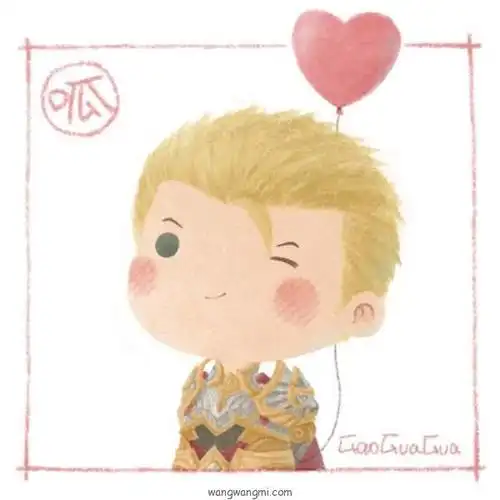 王者荣耀亚瑟-圣骑之力q版英雄头像