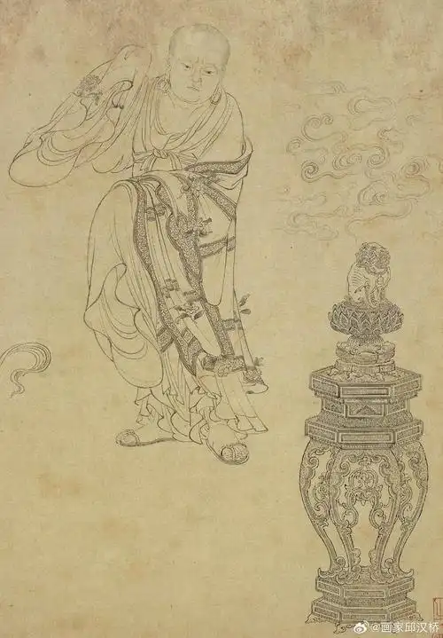 北宋李公麟《维摩演教图》