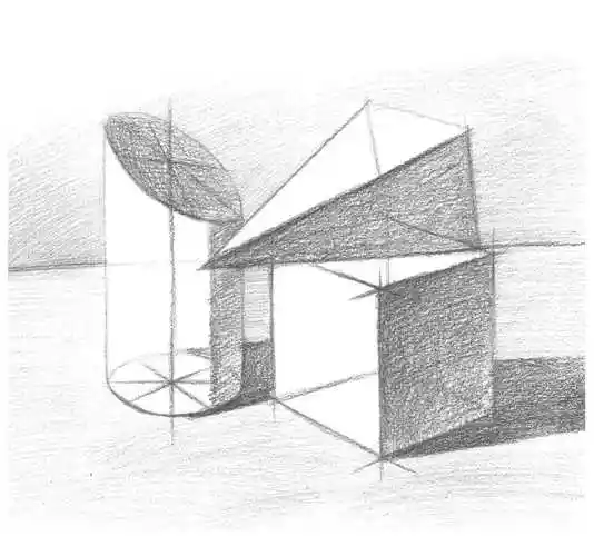素描入门基础画步骤几何体(素描几何体步骤讲解)