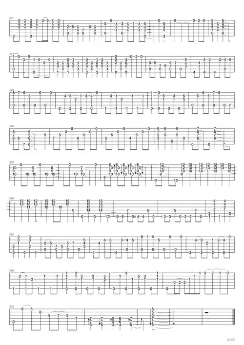 群星幻觉吉他谱