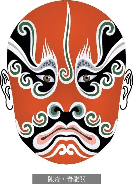 【经典】脸谱 矢量素材【完整】