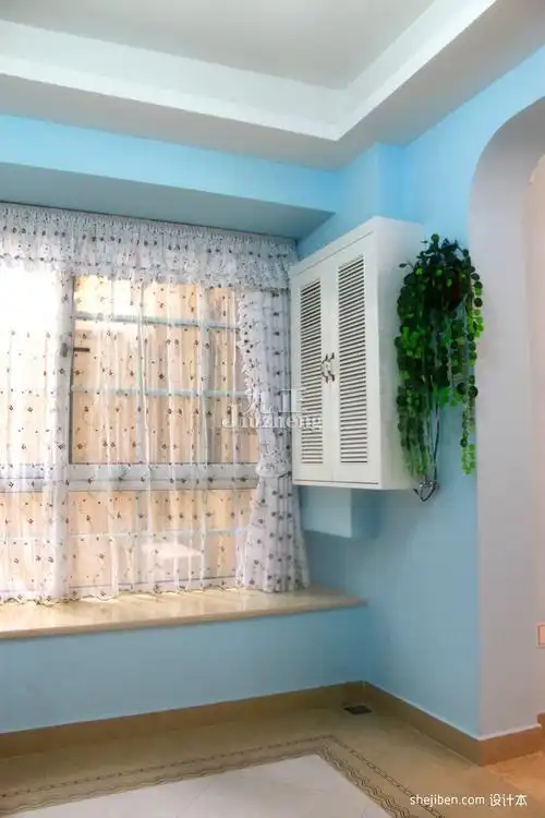 田园风格飘窗阳台图片