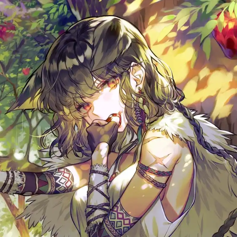 病娇系二次元动漫女生头像,一直怕失去,就不会有人愿意付出