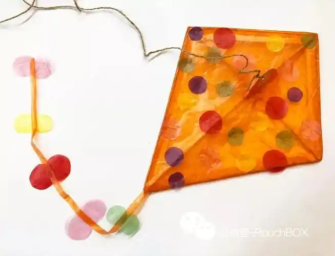 在这些风筝上面还可以画上自己喜欢的图案哦!怎么样?