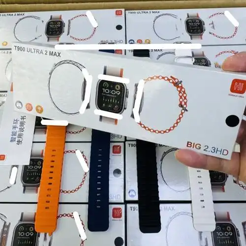 新款t900ultra2max智能手表大屏49mm真螺丝卡扣无线充电蓝牙通话
