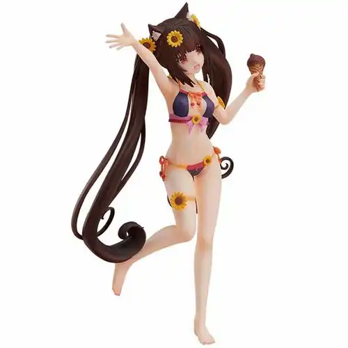 猫娘乐园女仆巧克力与香子兰猫合集香草站姿泳衣水着摆件模型旗袍