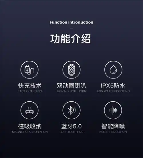 首页>山水>运动挂脖式蓝牙耳机无线磁吸耳机跑步入耳式运动苹果华为