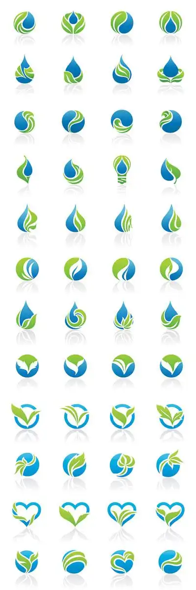 水滴形状设计等实用矢量图形