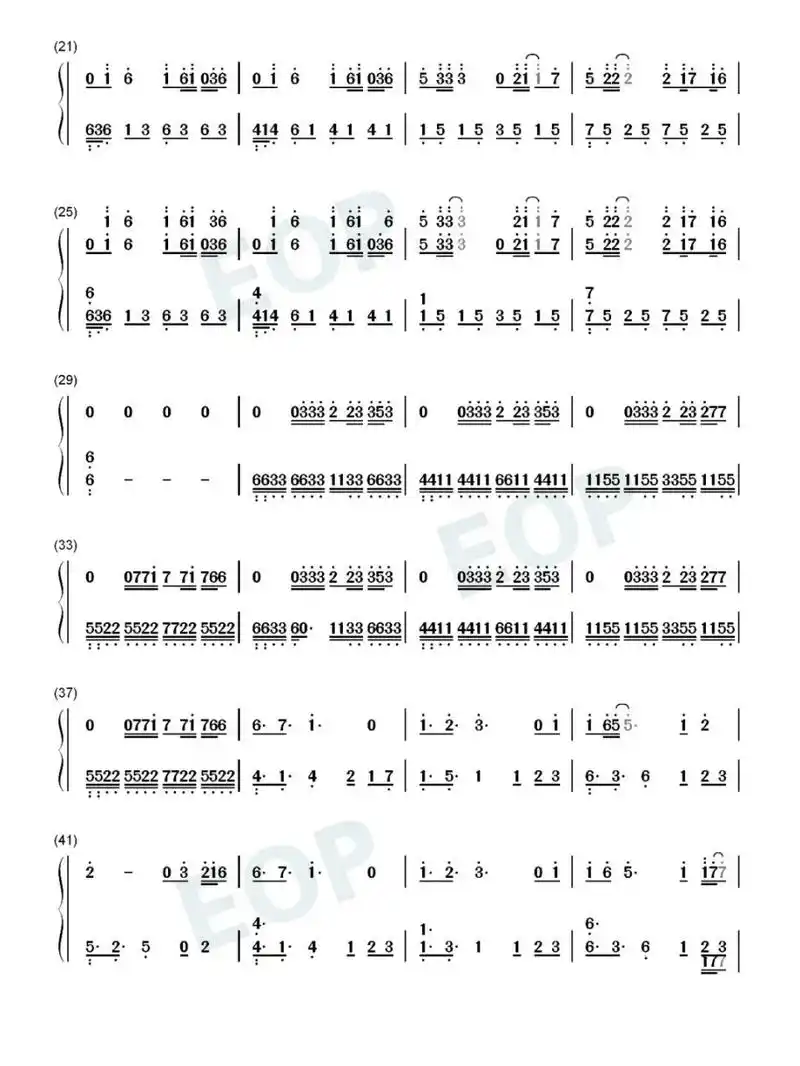 斗罗大陆主题曲《破茧》简谱 今天宝贝突然哼起了这首歌,我也爱听,先