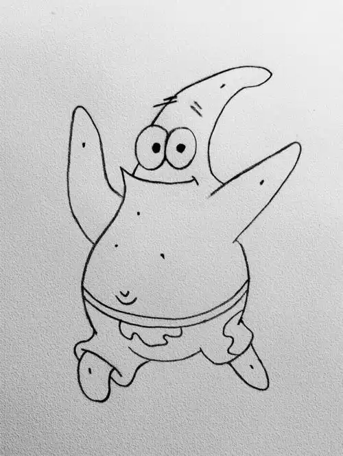 今日简笔画派大星内有教程