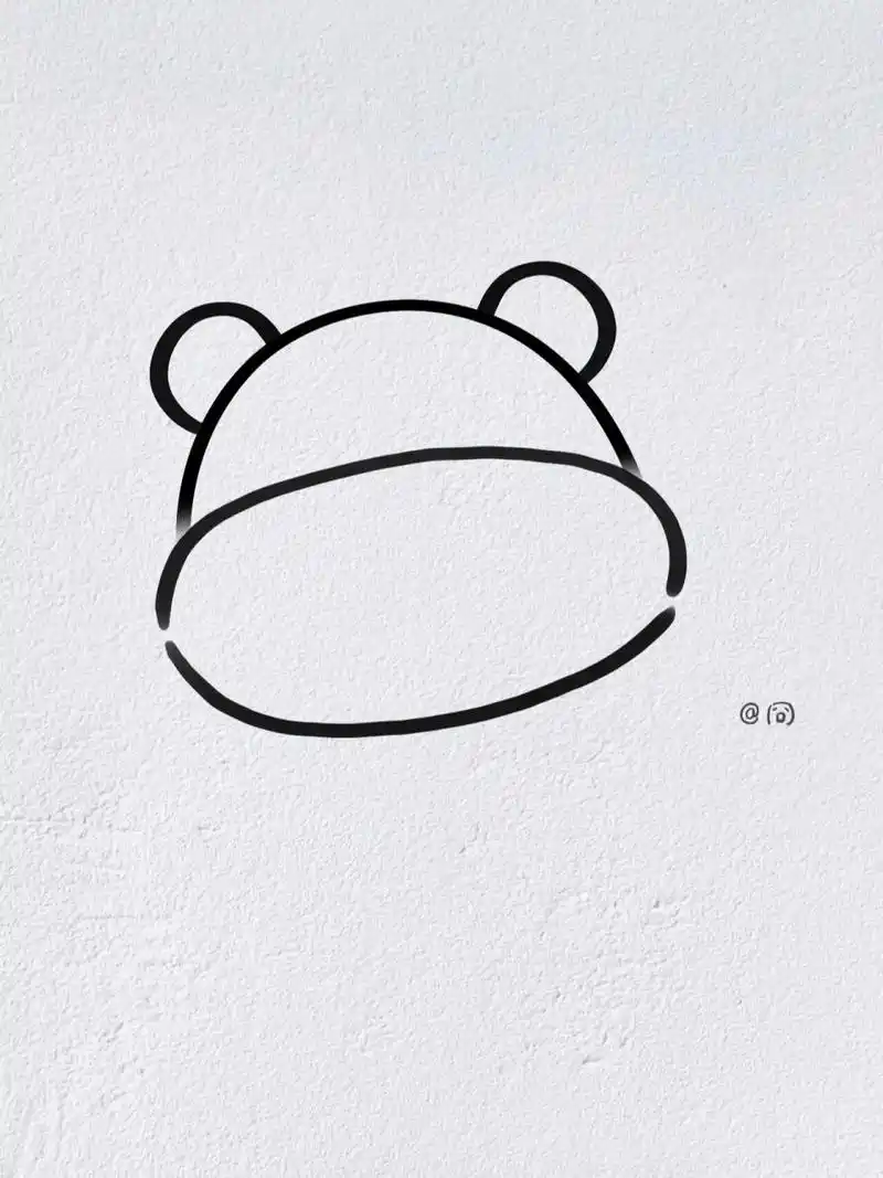 动物简笔画之可爱的小河马(内附过程图)