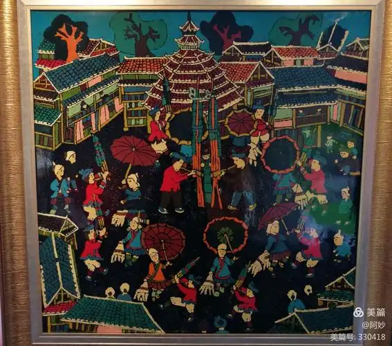 【千年侗寨•梦萦三江】三江农民画•漆画作品展 - 美篇