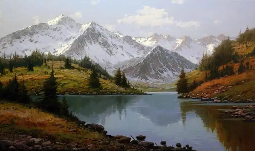 印象派风景画家米格尔佩德罗现实主义风格令人印象深刻