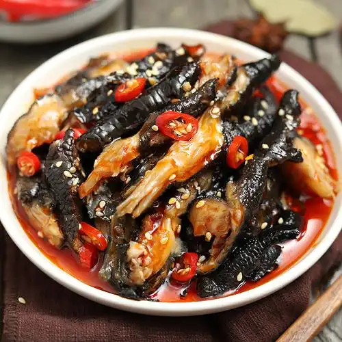 麻辣冷冻无骨凤爪超市肉类袋装零食ktv小吃批乌鸡脚即食黑鸡爪