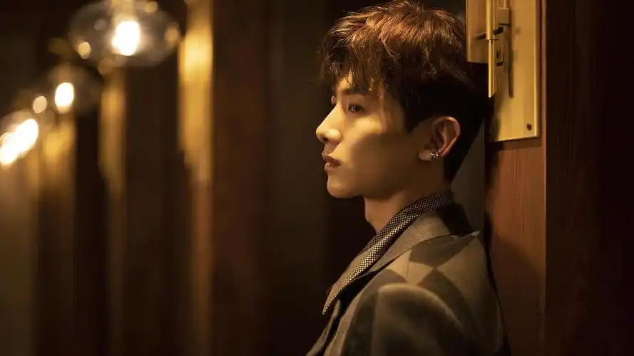 白敬亭格纹西装时尚帅气写真,大陆明星-回车桌面