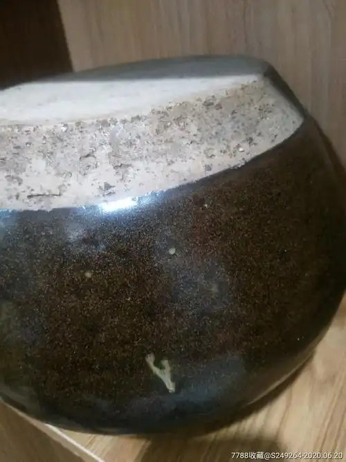 元代磁州窑唇口酱釉罐_酱釉瓷/紫金釉_珍宝阁范孟琦【7788瓷器】