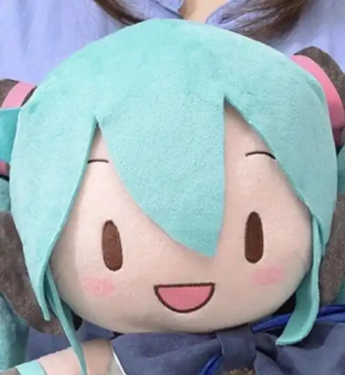 初音未来日版 preciality miku蝴蝶结fufu毛绒玩偶 初音未来