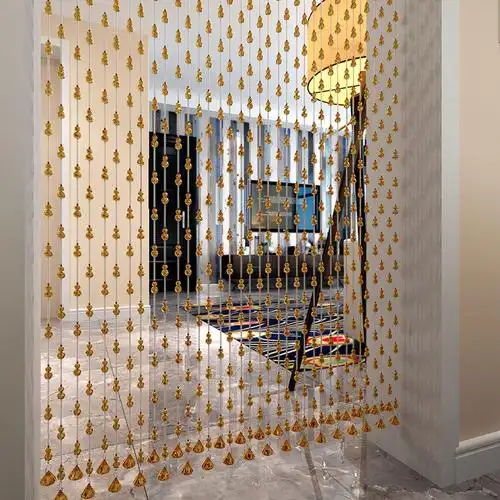 切面葫芦订制珠帘水晶隔断帘水晶帘帘水晶窗帘客厅挂帘玄关帘子