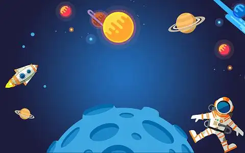 蓝色简约太空促销psd分层