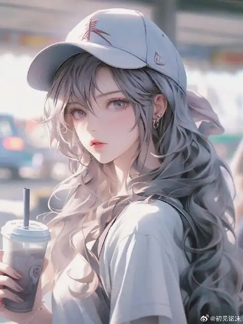 女生头像_侧面特写97#动漫