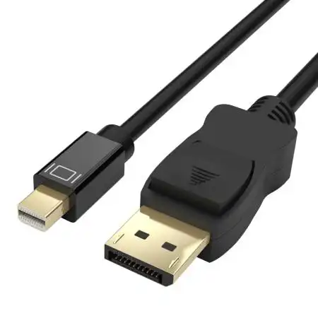 qic mtdp4-20-bk minidp转dp转接头 迷你displayport公对公连接头