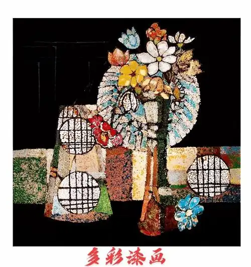 多彩漆画—广东漆画作品欣赏.#艺术在抖音 #原创艺术#艺术来 - 抖音