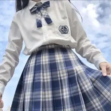 超可爱甜美的jk部位女头合集 不露脸百褶裙校园风少女感头像女_女生