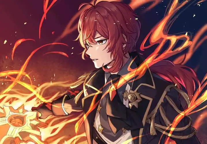 (持续更新) - 原神迪卢克背影壁纸 - 实验室设备网