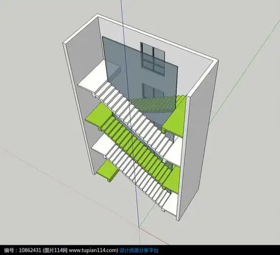 国赛建筑cad赛项楼梯设计住宅剪刀梯
