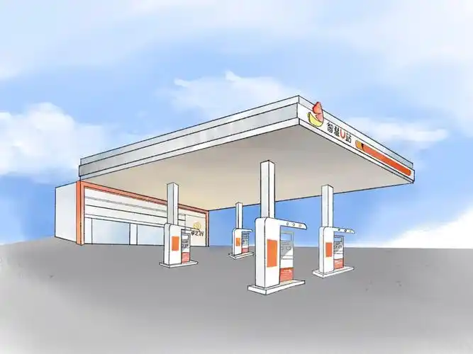 透视练习手绘加油站