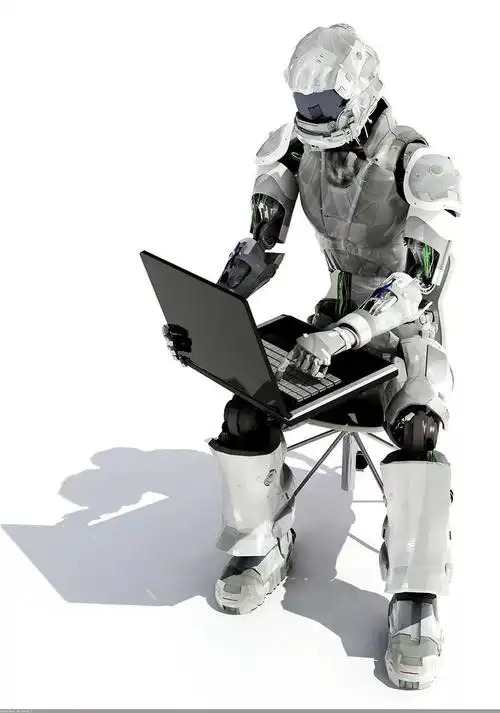 50张人工智能机器人超高清图片3d渲染科幻海报