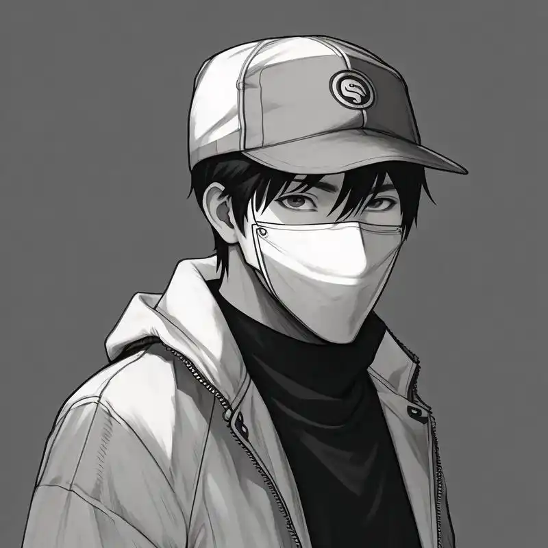 亲们,这是一组戴口罩的男生头像,神秘又酷炫!