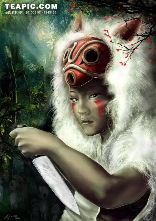 幽灵公主海报图片