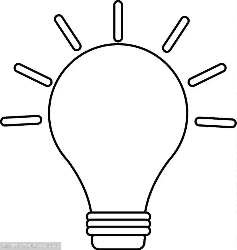 常规灯泡图标形象