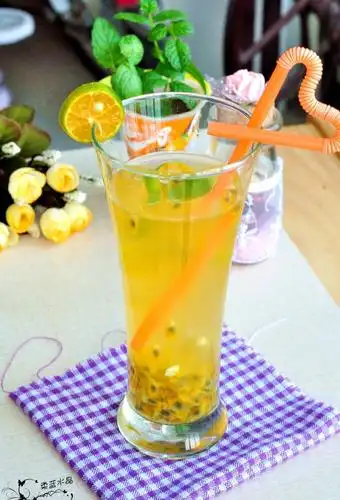 百香果金桔酸甜饮品, 补充维c超给力