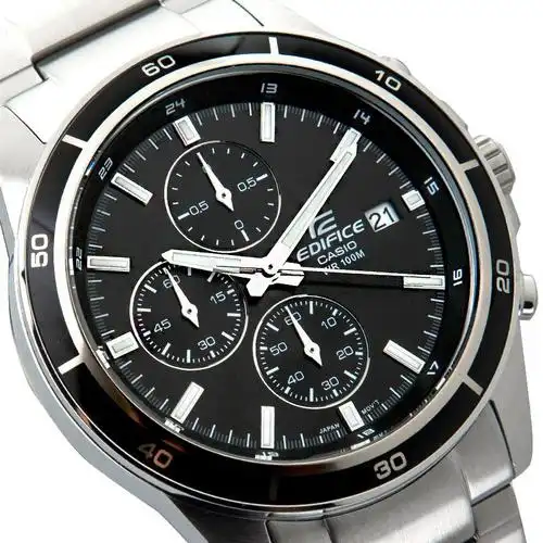 卡西欧casio手表edifice系列男士日韩品牌大盘防水休闲商务石英表男